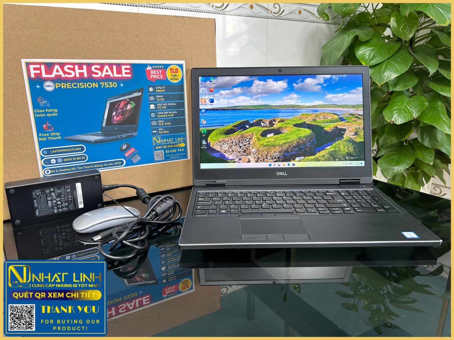 Laptop Dell Precision 7530-Hàng mới về-Giá cập nhật mới nhất