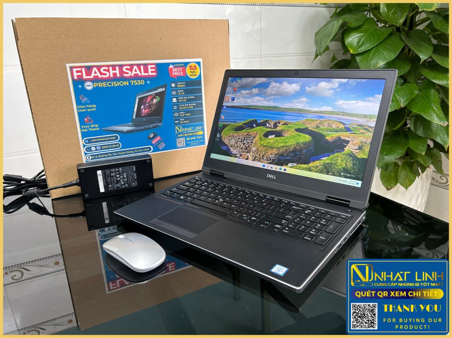 Laptop Dell Precision 7530-Hàng mới về-Giá cập nhật mới nhất