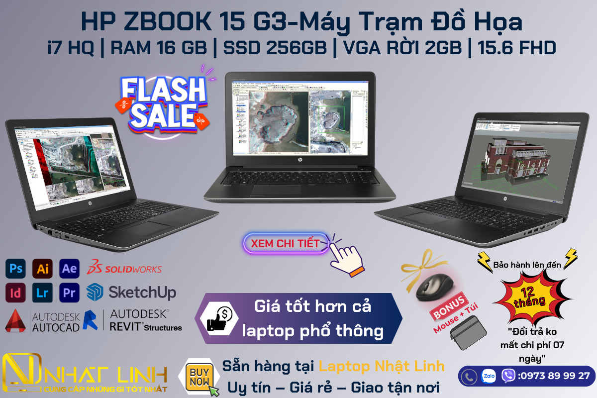 Chương trình giảm giá HP Zbook 15 G3 Tháng 5-2025