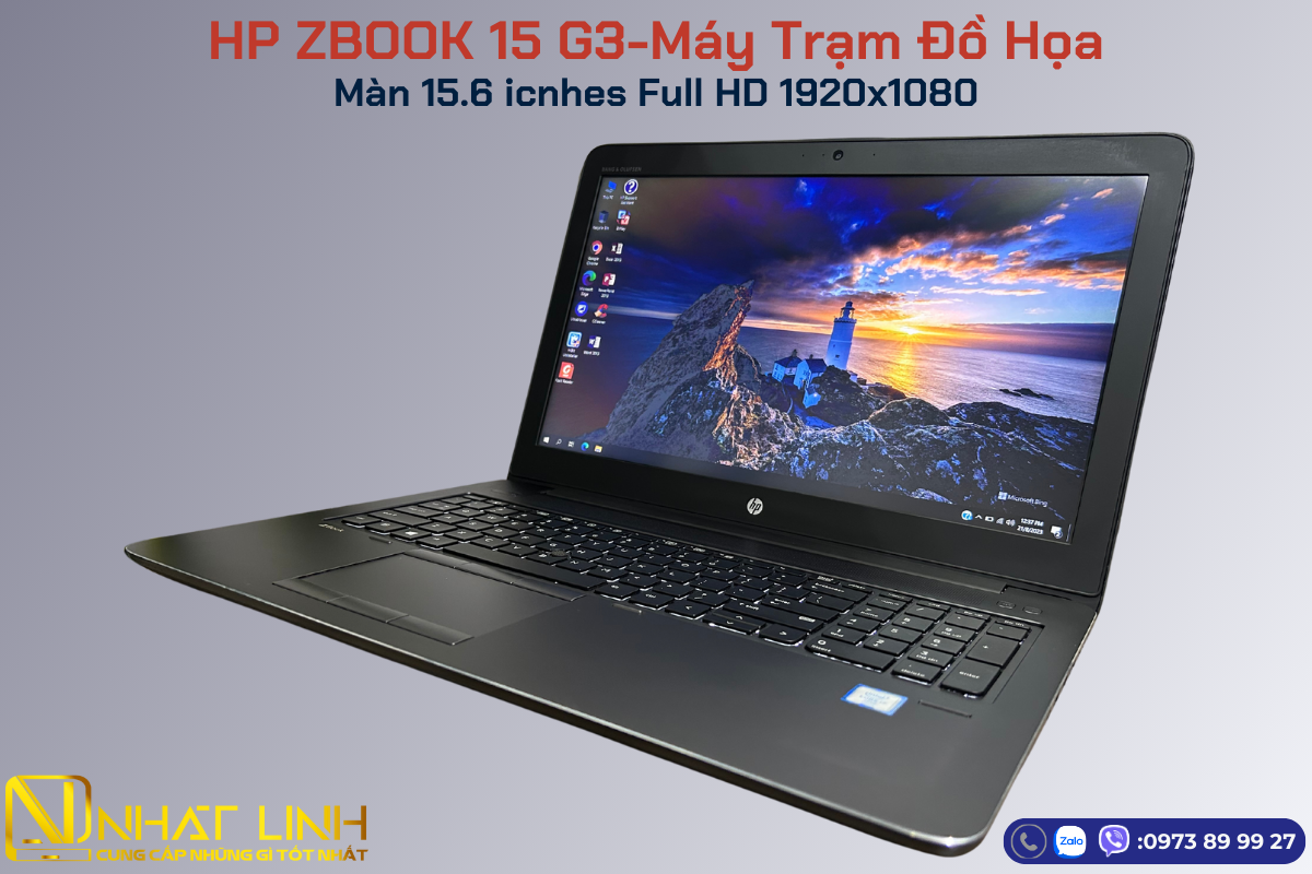 Màn hình HP ZBook 15 G3 phục vụ đồ họa chuyên nghiệp