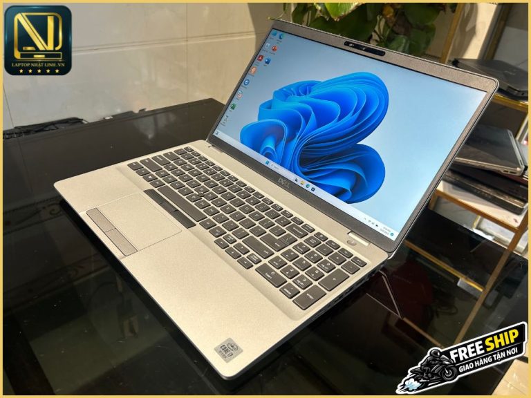 Laptop Dell Precision 3551 i7 cũ hình thực tế tại Nhật Linh màn hình Full HD đẹp góc trái