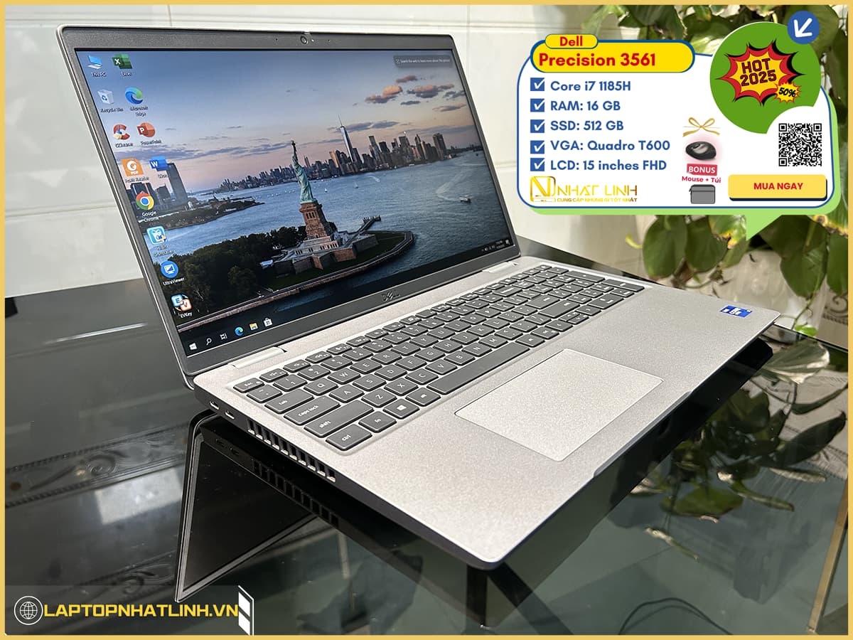 Màn hình dell precision 3561 sắc nét