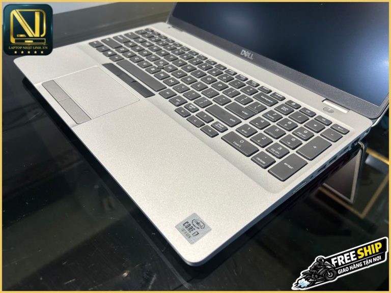 Cận cảnh bàn phím số và touchpad laptop Dell Precision 3551 i7 cũ tại Nhật Linh